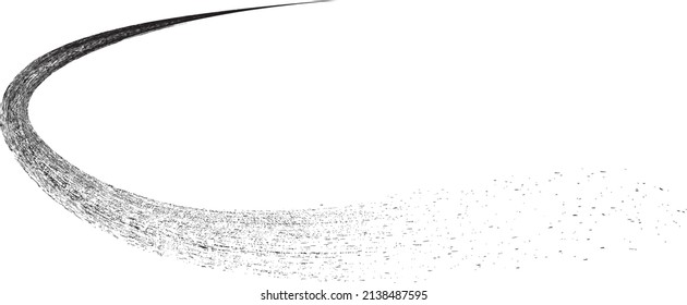 Hand drawn scribble isolated on white background. Doodle style sketched Elements. Ink blots. Vector Grunge Brushes Stroke . Logo Design .