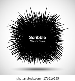 Hand Drawn Scribble Shape, vector design element