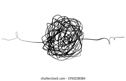 hand drawn scribble sketch circle object. Tangled grungy round scribble. isolated on white background. doodle vector illustration
