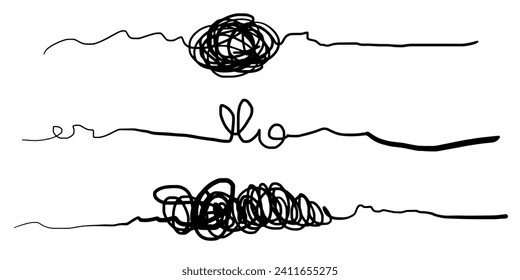 Handgezeichnetes skizzenhaftes Kreissenkorrektur-Objekt. Gekritzelte, graue, runde Schreibe. einzeln auf weißem Hintergrund. doodle Vektorgrafik