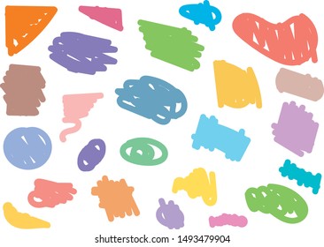 hand drawn scribble, sketch line vector