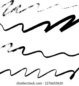 Hand drawn scribble sketch lines object isolated on white background. Vector art.