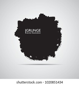 Hand drawn scribble symbols isolated on white background. Doodle style sketched Elements. Ink blots. Vector Grunge Brushes Stroke . Circle Frame. Logo Design .