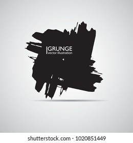Hand drawn scribble symbols isolated on white background. Doodle style sketched Elements. Ink blots. Vector Grunge Brushes Stroke . Circle Frame. Logo Design .