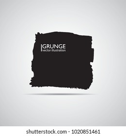 Hand drawn scribble symbols isolated on white background. Doodle style sketched Elements. Ink blots. Vector Grunge Brushes Stroke . Circle Frame. Logo Design .