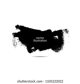 Hand drawn scribble symbols isolated on white background. Doodle style sketched Elements. Ink blots. Vector Grunge Brushes Stroke . Circle Frame. Logo Design .