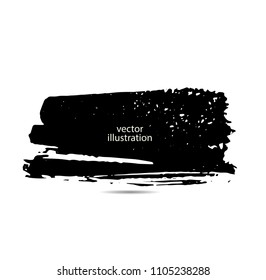 Hand drawn scribble symbols isolated on white background. Doodle style sketched Elements. Ink blots. Vector Grunge Brushes Stroke . Circle Frame. Logo Design .