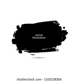 Hand drawn scribble symbols isolated on white background. Doodle style sketched Elements. Ink blots. Vector Grunge Brushes Stroke . Circle Frame. Logo Design .