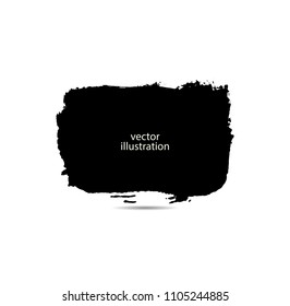 Hand drawn scribble symbols isolated on white background. Doodle style sketched Elements. Ink blots. Vector Grunge Brushes Stroke . Circle Frame. Logo Design .
