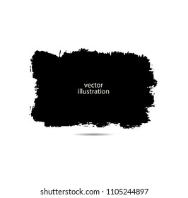 Hand drawn scribble symbols isolated on white background. Doodle style sketched Elements. Ink blots. Vector Grunge Brushes Stroke . Circle Frame. Logo Design .