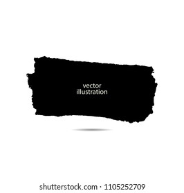 Hand drawn scribble symbols isolated on white background. Doodle style sketched Elements. Ink blots. Vector Grunge Brushes Stroke . Circle Frame. Logo Design .