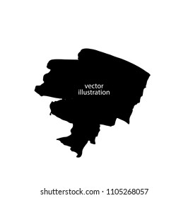 Hand drawn scribble symbols isolated on white background. Doodle style sketched Elements. Ink blots. Vector Grunge Brushes Stroke . Circle Frame. Logo Design .