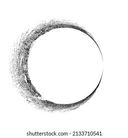 Hand drawn scribble symbols isolated on white background. Doodle style sketched Elements. Ink blots. Vector Grunge Brushes Stroke . Circle Frame. Logo Design .