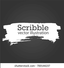 Hand drawn scribble symbols isolated on white background. Doodle style sketched Elements. Ink blots. Vector Grunge Brushes Stroke . Circle Frame. Logo Design .