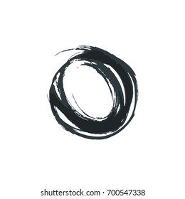 Hand drawn scribble symbols isolated on white background. Doodle style sketched Elements. Ink blots. Vector Grunge Brushes Stroke . Circle Frame. Logo Design .