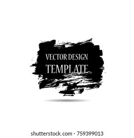 Hand drawn scribble symbols isolated on white background. Doodle style sketched Elements. Ink blots. Vector Grunge Brushes Stroke . Circle Frame. Logo Design .