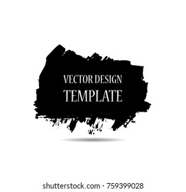 Hand drawn scribble symbols isolated on white background. Doodle style sketched Elements. Ink blots. Vector Grunge Brushes Stroke . Circle Frame. Logo Design .
