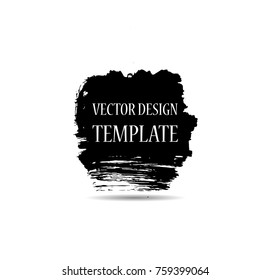 Hand drawn scribble symbols isolated on white background. Doodle style sketched Elements. Ink blots. Vector Grunge Brushes Stroke . Circle Frame. Logo Design .