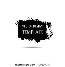 Hand drawn scribble symbols isolated on white background. Doodle style sketched Elements. Ink blots. Vector Grunge Brushes Stroke . Circle Frame. Logo Design .