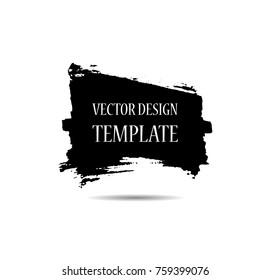 Hand drawn scribble symbols isolated on white background. Doodle style sketched Elements. Ink blots. Vector Grunge Brushes Stroke . Circle Frame. Logo Design .
