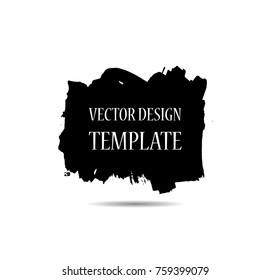 Hand drawn scribble symbols isolated on white background. Doodle style sketched Elements. Ink blots. Vector Grunge Brushes Stroke . Circle Frame. Logo Design .