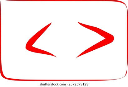 hand drawn scribbled mathematical symbol of mean