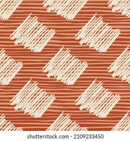 Hand drawn scribbles seamless pattern. Abstract pencil strokes line endless wallpaper. Camo wallpaper. Doodle scribble background. Design for fabric, textile print, surface, wrapping, cover.
