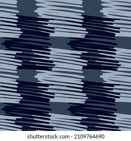 Hand drawn scribbles seamless pattern. Abstract pencil strokes line endless wallpaper. Camo wallpaper. Doodle scribble background. Design for fabric, textile print, surface, wrapping, cover.