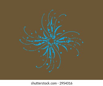 a hand drawn scroll (ALL VECTOR)