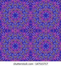  Hand drawn seamless abstract pattern. Vector illustration