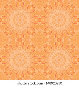 Hand drawn seamless abstract pattern. Vector illustration