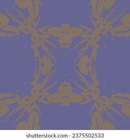  Hand drawn seamless abstract pattern from tiles.  Abstract geometric background.