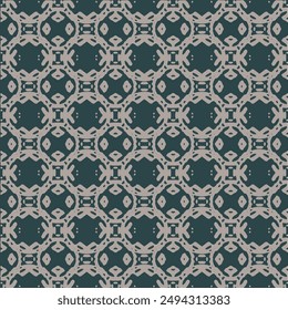  Hand drawn seamless abstract pattern from tiles.  Abstract geometric background.