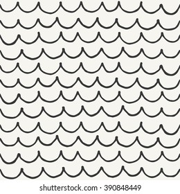 hand drawn seamless abstract pattern. vector illustration
