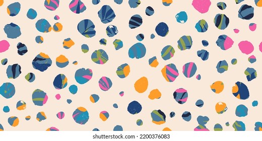 Hand drawn seamless abstract pattern.Minimalist fashion template for your design.Modern background for paper, wallpaper, cover, fabric and other users. Vector illustration.