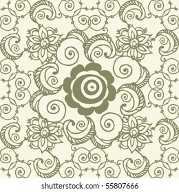 hand drawn seamless background