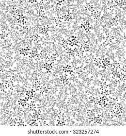 hand drawn seamless branch fruits