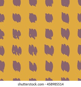 hand drawn seamless brushstrokes vector pattern 