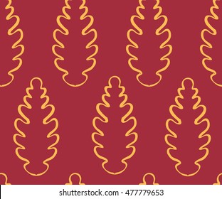 hand drawn seamless fall autumn shapes pattern