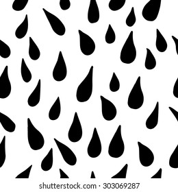 Hand drawn seamless geometric pattern with drops. Can be used in textiles, for book design, website background, etc.EPS 8 file with pattern in swatch menu.