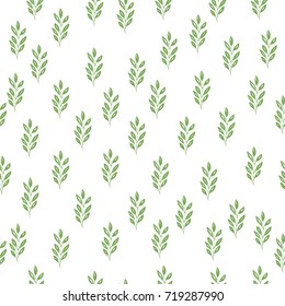 Hand drawn seamless herb pattern