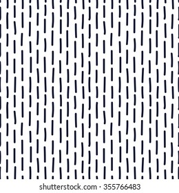 Hand drawn seamless indigo irregular dotted line texture, vector illustration
