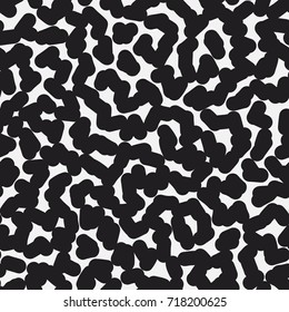 Hand drawn seamless overlapping dash or line fleck pattern. Grain texture. Abstract vector background for print, textile, home decor, or web use.