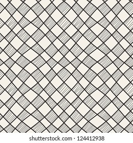 Hand drawn seamless pattern