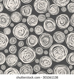Hand drawn seamless pattern
