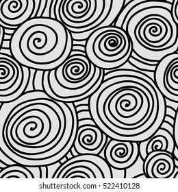 Hand drawn seamless pattern