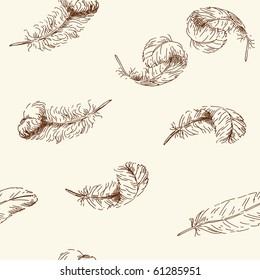 hand drawn seamless pattern