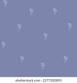 Hand drawn seamless pattern with abstract flowers.Botanical illustration for home decor, interior design, wallpaper, clothes, print for cover design,packaging paper.