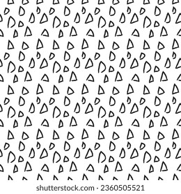 Diseño abstracto de forma de patrón sin costura dibujado a mano de ilustración de fondo de textura