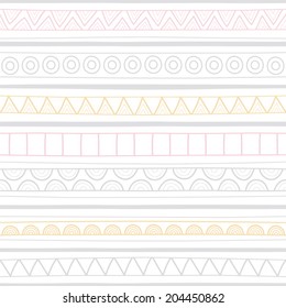 Hand drawn seamless pattern for background.